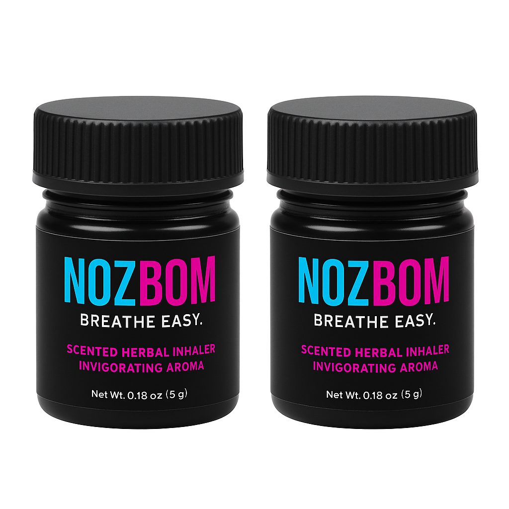 NozBom Herbal Inhaler 2-Pack Bundle