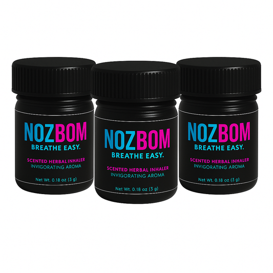 NozBom Herbal Inhaler 3-Pack Bundle